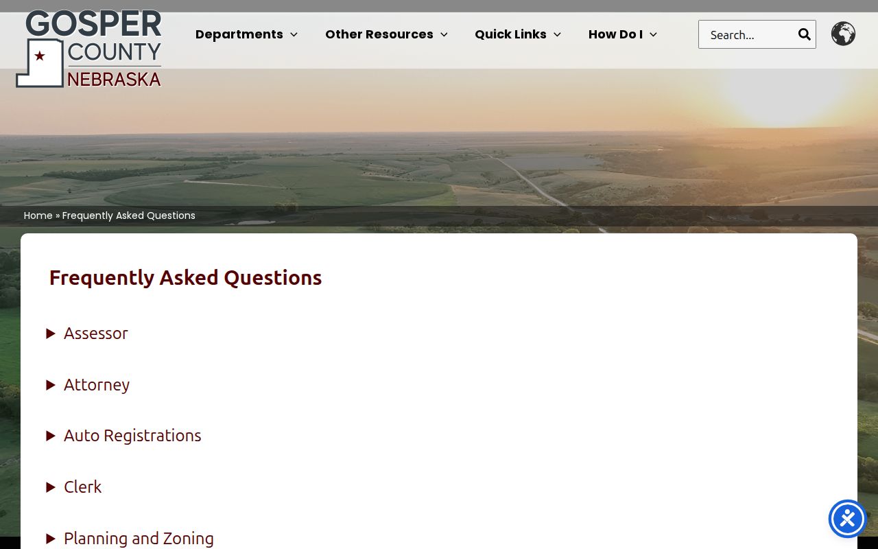 Gosper County warrant search public records request routing