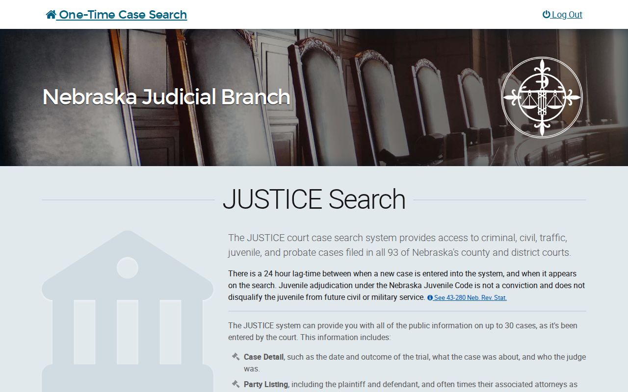 Gosper County warrant search terms checkbox