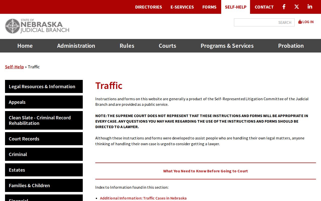 Gosper County traffic warrant records court process