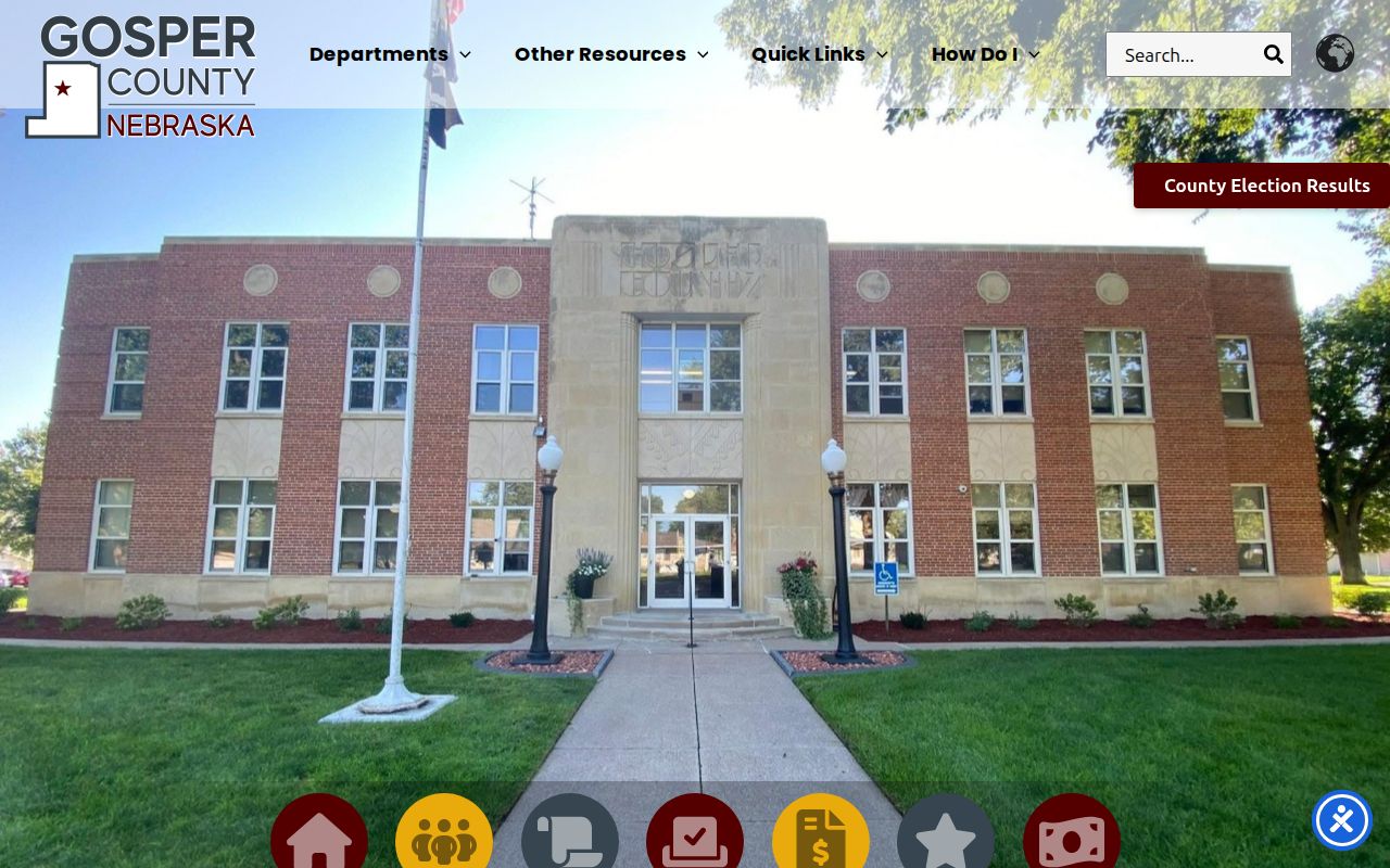 Gosper County active warrant records official county identity